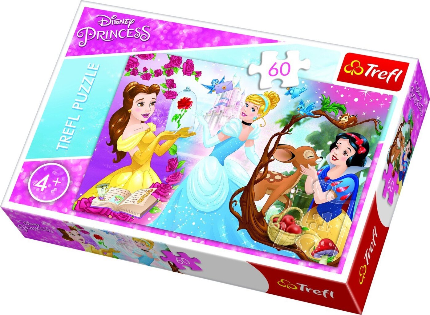 Puzle "Disney princeses" Trefl 60 d. cena un informācija | Puzles, 3D puzles | 220.lv