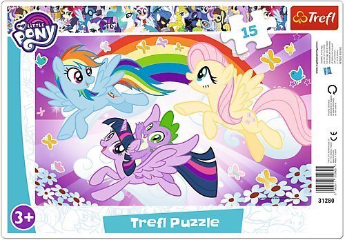 Puzle Trefl "My Little Pony", 15. d. cena un informācija | Puzles, 3D puzles | 220.lv