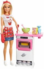 Кукла Barbie набор для выпекания кексов цена и информация | Игрушки для девочек | 220.lv
