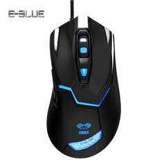 E-Blue Cobra EMS622, melns/zils cena un informācija | Peles | 220.lv