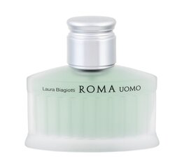 Tualetes ūdens Laura Biagiotti Roma Uomo Eau De Toilette Cedro EDT vīriešiem 75 ml cena un informācija | Vīriešu smaržas | 220.lv