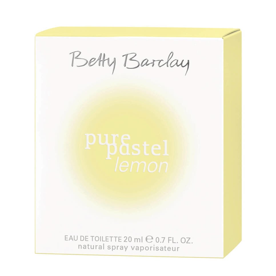 Tualetes ūdens Betty Barclay Pure Pastel Lemon EDT sievietēm 20 ml цена и информация | Sieviešu smaržas | 220.lv