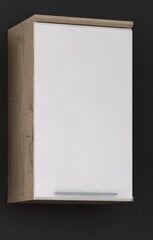 Подвесной шкаф для ванной комнаты Mindi MDIH111R, белый/цвет дуба цена и информация | Шкафчики для ванной | 220.lv