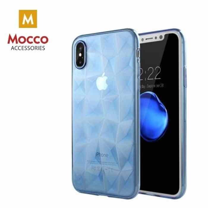 Mocco Trendy Diamonds silikoninė nugarėlės apsauga, skirta Apple iPhone 7 Plus / 8 Plus, Mėlyna cena un informācija | Telefonu vāciņi, maciņi | 220.lv