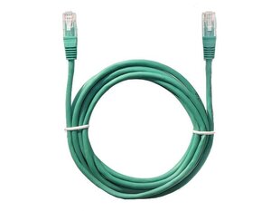 BLOW PRZYŁĄCZE PATCHCORD PROSTY UTP 0,5M ZIELONY цена и информация | Кабели и провода | 220.lv