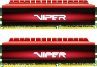 Patriot Viper 4 Red DDR4, 2x16GB, 3200MHz, CL16 (PV432G320C6K) cena un informācija | Operatīvā atmiņa (RAM) | 220.lv