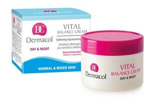 Atjaunojošs dienas un nakts sejas krēms Dermacol Vital Balance 50 ml cena un informācija | Sejas krēmi | 220.lv