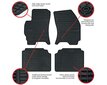 Gumijas paklājiņi SEAT TOLEDO IV 2013-&gt /4pc, 0364 цена и информация | Gumijas paklājiņi pēc auto modeļiem | 220.lv