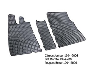 Gumijas paklājiņi CITROEN JUMPER I/FIAT DUCATO/PEUGEOT BOXER 1994-2006 cena un informācija | Gumijas paklājiņi pēc auto modeļiem | 220.lv