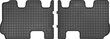 Gumijas paklājiņi HYIUNDAI SANTA FE III 3EIL 2015-2017 cena un informācija | Gumijas paklājiņi pēc auto modeļiem | 220.lv
