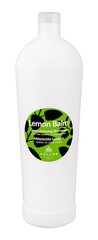 Attīrošs matu šampūns ar citrona balzamu Kallos Lemon Balm, 1000 ml cena un informācija | Šampūni | 220.lv