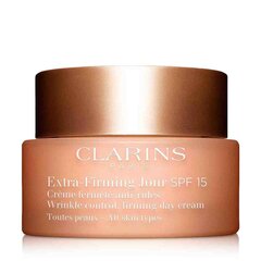 Укрепляющий крем для лица Clarins Extra Firming Day SPF15, 50 мл цена и информация | Кремы для лица | 220.lv