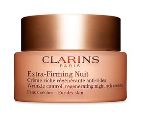 Nostiprinošs nakts sejas krēms sausai ādai Clarins Extra-Firming 50 ml cena un informācija | Sejas krēmi | 220.lv