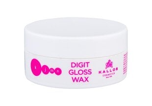 Matu ieveidošanas vasks Kallos Cosmetics KJMN Digit Gloss Wax 100 ml cena un informācija | Matu veidošanas līdzekļi | 220.lv
