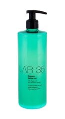 Matu šampūns bez sulfātiem Kallos Cosmetics Lab 35 500 ml цена и информация | Шампуни | 220.lv