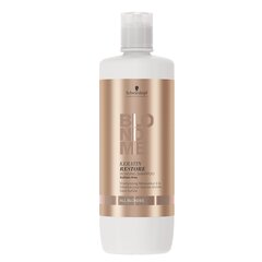 Atjaunojošs matu šampūns Schwarzkopf Professional Blond Me Keratin Restore 1000 ml cena un informācija | Šampūni | 220.lv