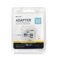 Platinet MS Pro Duo/micro SD adapteris cena un informācija | Adapteri un USB centrmezgli | 220.lv