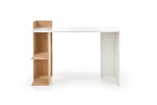 Письменный стол Halmar Fino, белый/дуб цена и информация | Компьютерные, письменные столы | 220.lv
