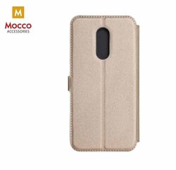Atverčiamas eko odos dėklas Mocco Shine Xiaomi Redmi S2, auksinis cena un informācija | Telefonu vāciņi, maciņi | 220.lv