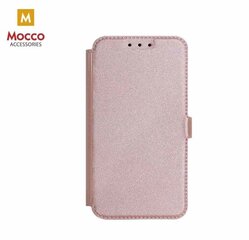 Защитный чехол из эко-кожи Mocco Shine для Huawei Y7 / Y7 Prime (2018), розовый цена и информация | Чехлы для телефонов | 220.lv