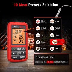 Цифровой термометр для пищевых продуктов ThermoPro TP-20 цена и информация | Аксессуары для гриля и барбекю | 220.lv
