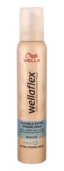 Īpaši stipras fiksācijas matu veidošanas putas Wella Wellaflex 200 ml cena un informācija | Matu veidošanas līdzekļi | 220.lv