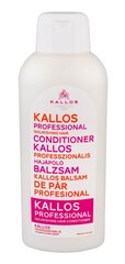 Barojošs kondicionieris sausiem un bojātiem matiem Kallos Cosmetics Professional Nourishing, 1000 ml cena un informācija | Kallos Smaržas, kosmētika | 220.lv