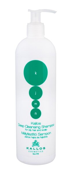 Dziļi attīrošs matu šampūns taukainiem matiem Kallos Cosmetics KJMN Deep  Cleansing 500 ml cena | 220.lv