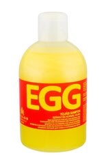 Barojošs šampūns sausiem un normāliem matiem Kallos Cosmetics Egg 1000 ml cena un informācija | Šampūni | 220.lv