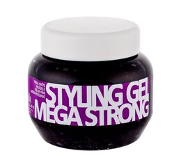 Ļoti spēcīgas fiksācijas želeja Kallos Mega Strong 275 ml цена и информация | Средства для укладки волос | 220.lv