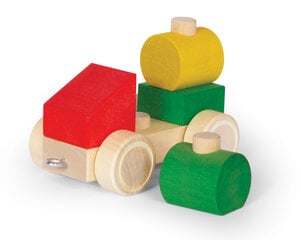 Блоки "Маленький строитель": Транспорт" VARIS 5 частей цена и информация | Конструкторы и кубики | 220.lv