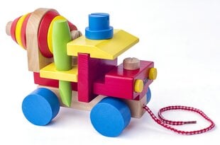Koka konstruktors “Betona mašīna”, Woody cena un informācija | Rotaļlietas zīdaiņiem | 220.lv