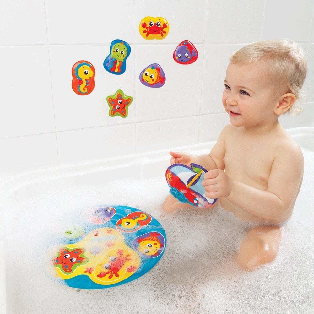 Vannas rotaļlieta - puzle Playgro Floaty Boat, 0186379 цена и информация | Rotaļlietas zīdaiņiem | 220.lv