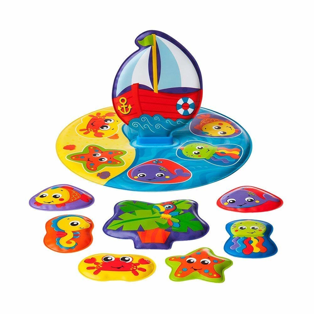 Vannas rotaļlieta - puzle Playgro Floaty Boat, 0186379 цена и информация | Rotaļlietas zīdaiņiem | 220.lv