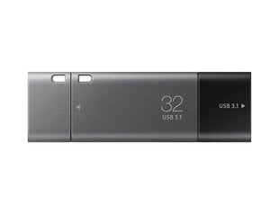 USB Zibatmiņa Samsung DuoPlus 32 GB cena un informācija | USB Atmiņas kartes | 220.lv