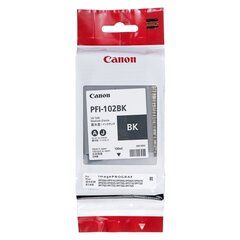 Tintes kasetne Canon PFI-102BK, Melna cena un informācija | Tintes kārtridži | 220.lv