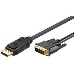 Adapter AV Goobay Kabel adapter DisplayPort 1.2 / DVI-D 2m czarny (51961) cena un informācija | Adapteri un USB centrmezgli | 220.lv