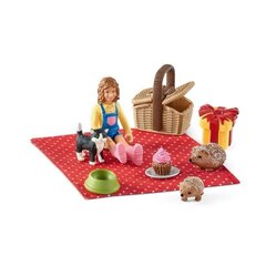 Figūriņu komplekts "Dzimšanas dienas pikniks" Schleich Farm World cena un informācija | Rotaļlietas meitenēm | 220.lv