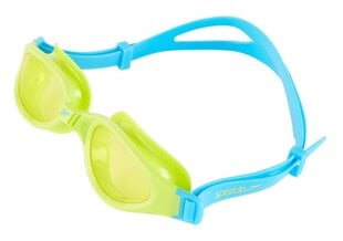 Peldēšanas brilles bērniem Speedo Futura Plus Junior,, zilas / zaļas cena un informācija | Peldēšanas brilles | 220.lv