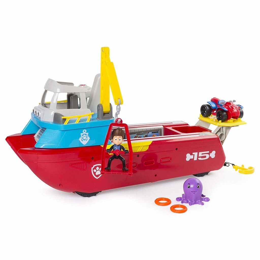 Figūriņu komplekts no Ķepu Patruļas (Paw Patrol) Sea Patroller, 6037846 cena un informācija | Rotaļlietas zēniem | 220.lv