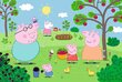 Puzle Maxi Trefl "Cūciņa Pepa ģimene dārzā" Cūciņa Pepa (Peppa Pig) 15 d. цена и информация | Puzles, 3D puzles | 220.lv