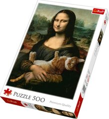 Puzle Trefl "Mona Liza", 500 d. cena un informācija | Puzles, 3D puzles | 220.lv