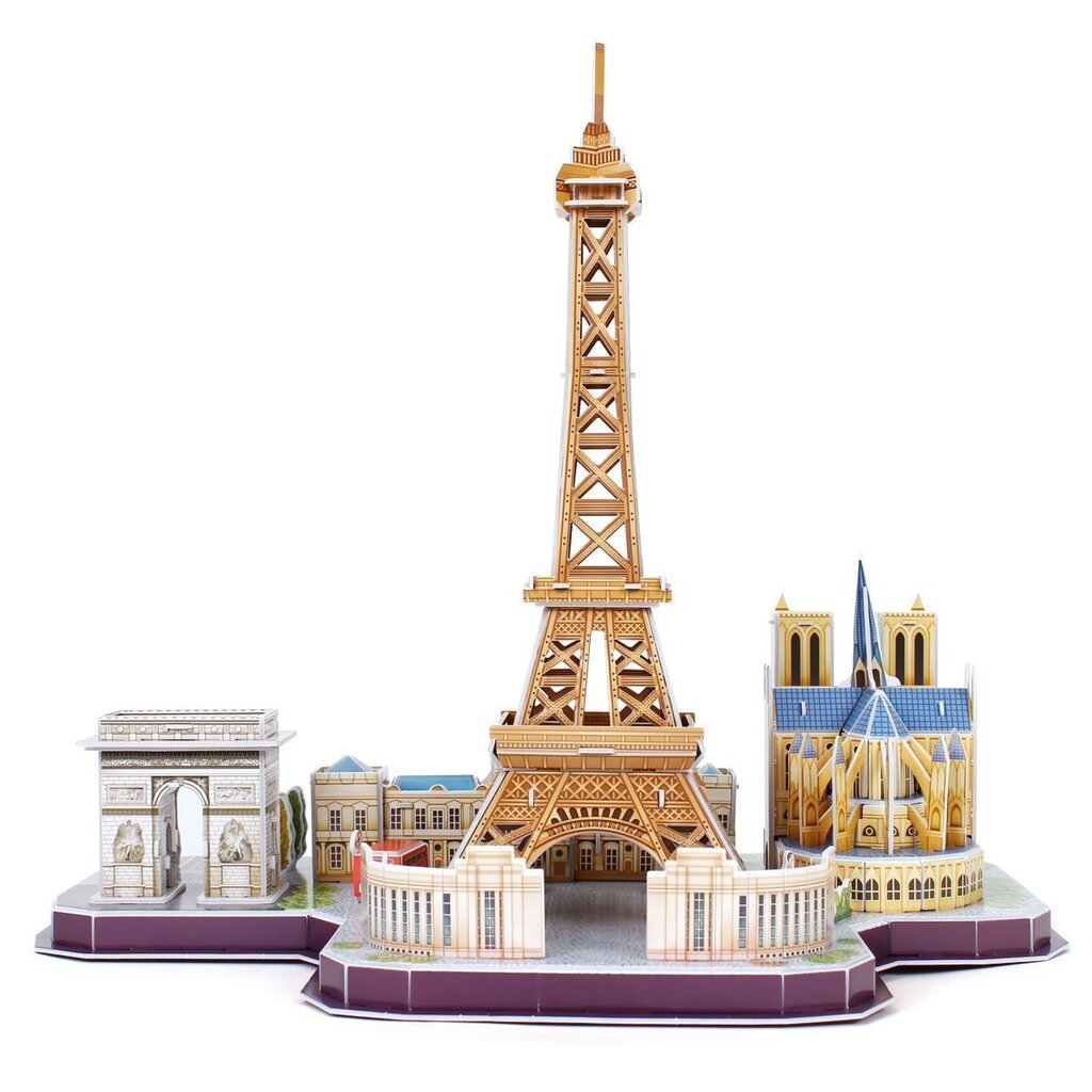 3D puzle Cubic Fun "Paris", 114 d. cena un informācija | Puzles, 3D puzles | 220.lv