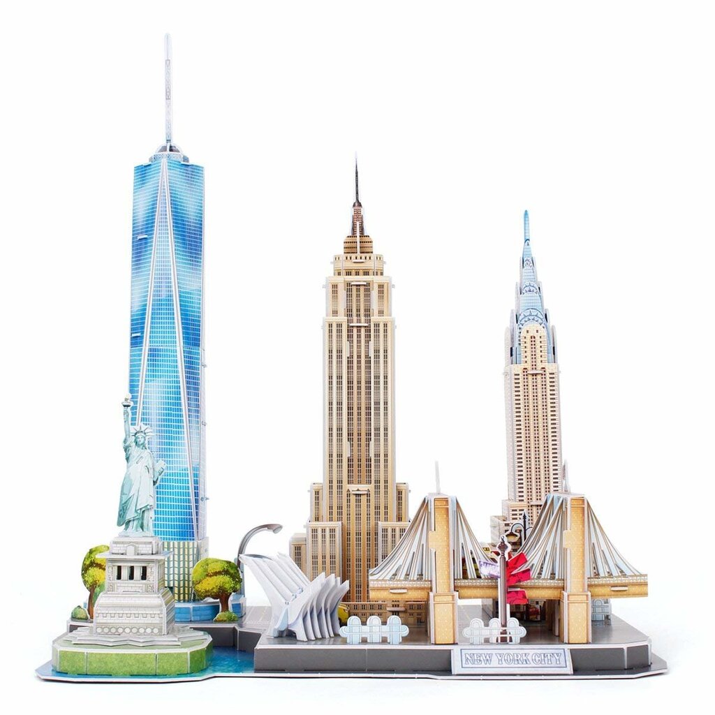 3D puzle "New York" Cubic Fun, 126 d. cena un informācija | Puzles, 3D puzles | 220.lv