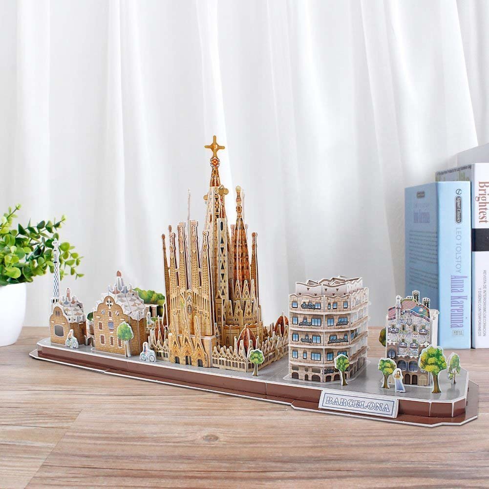3D puzle CubicFun "Barcelona", 186 d. цена и информация | Puzles, 3D puzles | 220.lv