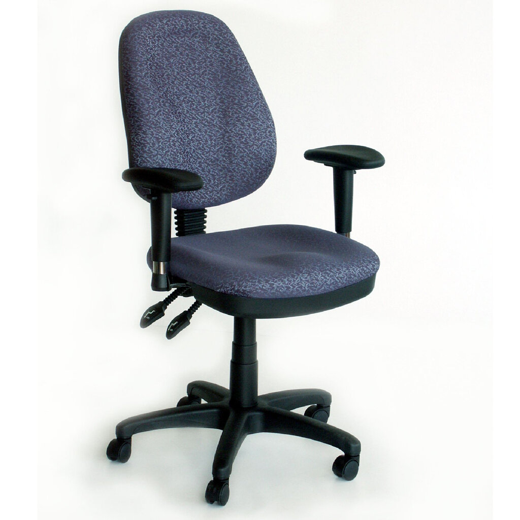 Biroja krēsls Savona, melns/zils cena un informācija | Biroja krēsli | 220.lv