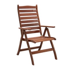 Стул Bordeaux, коричневый цена и информация | Садовые стулья, кресла, пуфы | 220.lv