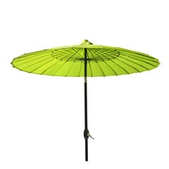 Зонт для открытого воздуха Shanghai, зеленый цена и информация | Зонты, маркизы, стойки | 220.lv