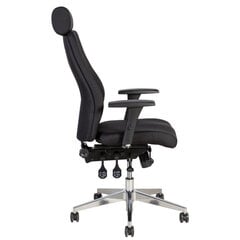 Biroja krēsls Smart Extra, melns cena un informācija | Biroja krēsli | 220.lv