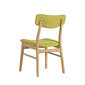 Krēsls Jaxton, brūns/zaļš cena un informācija | Virtuves un ēdamistabas krēsli | 220.lv